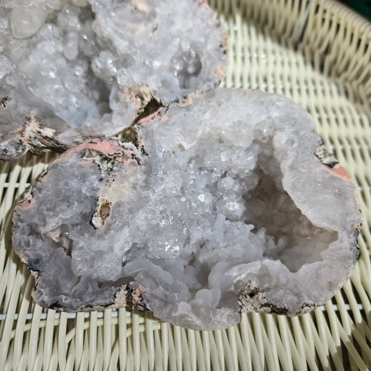 Mexico agate druzy geodge