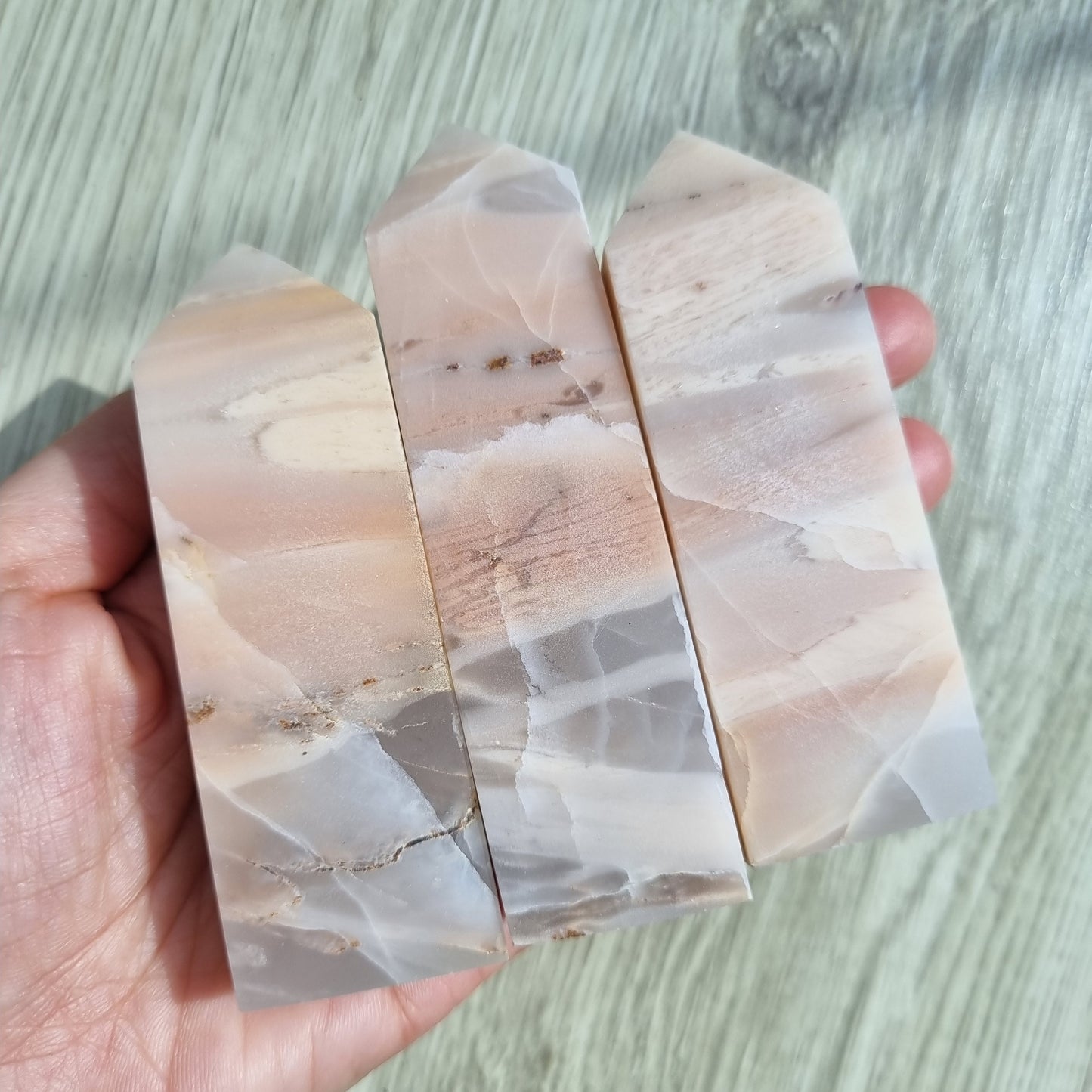 Pink Andean Opal towers