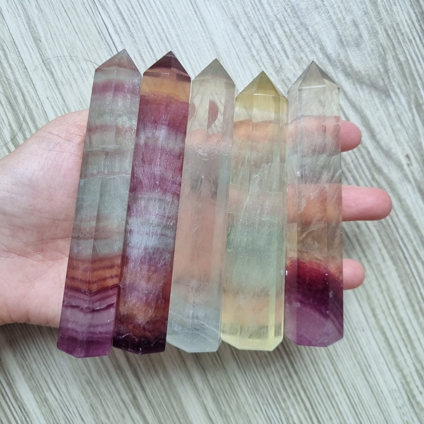Rainbow Flourite towers