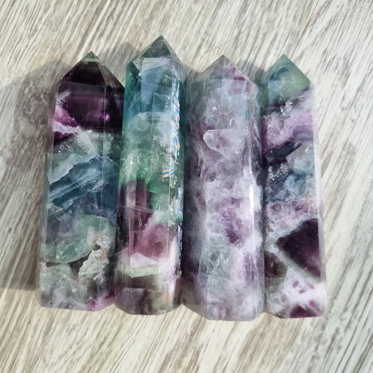Rainbow Fluorite towers