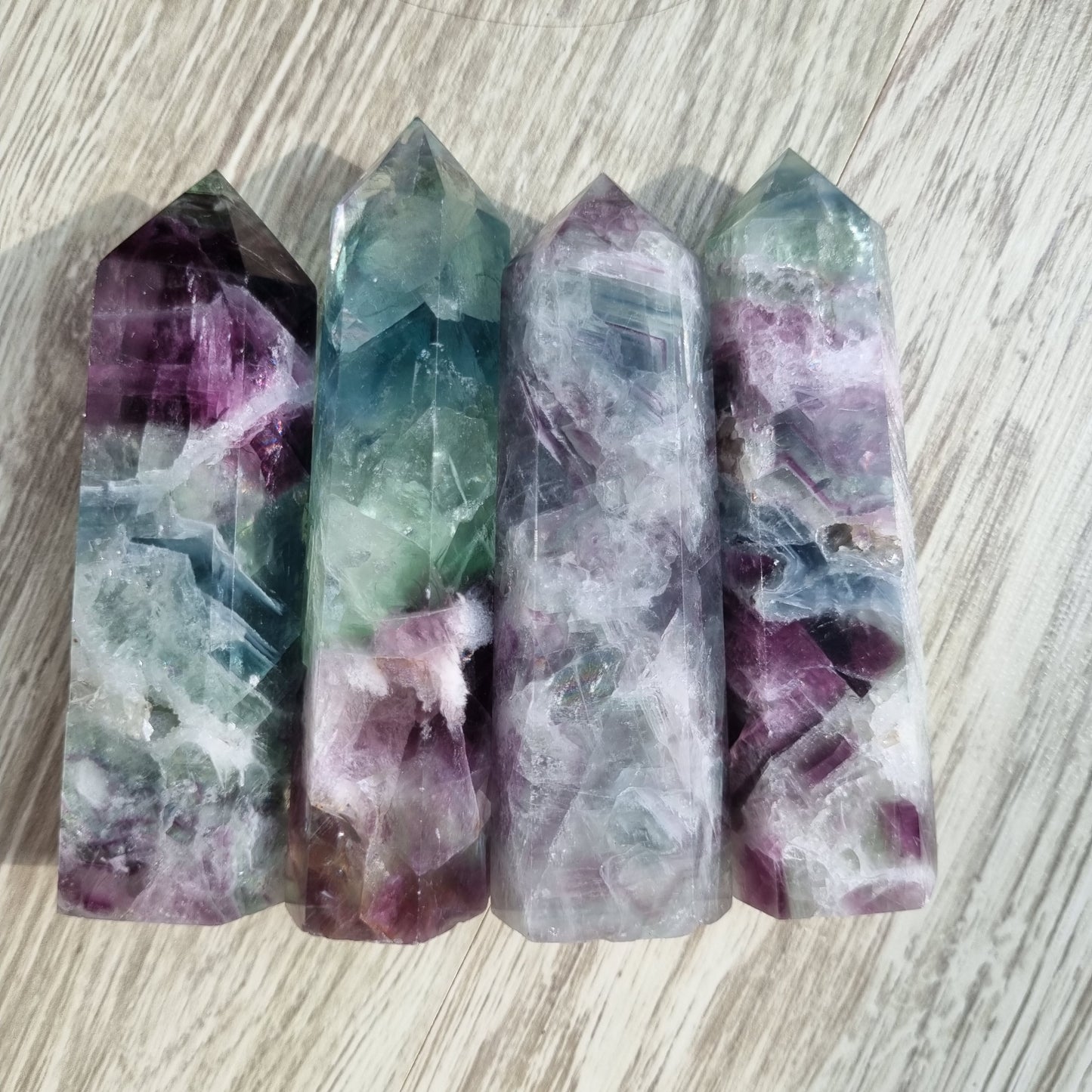 Rainbow Fluorite towers