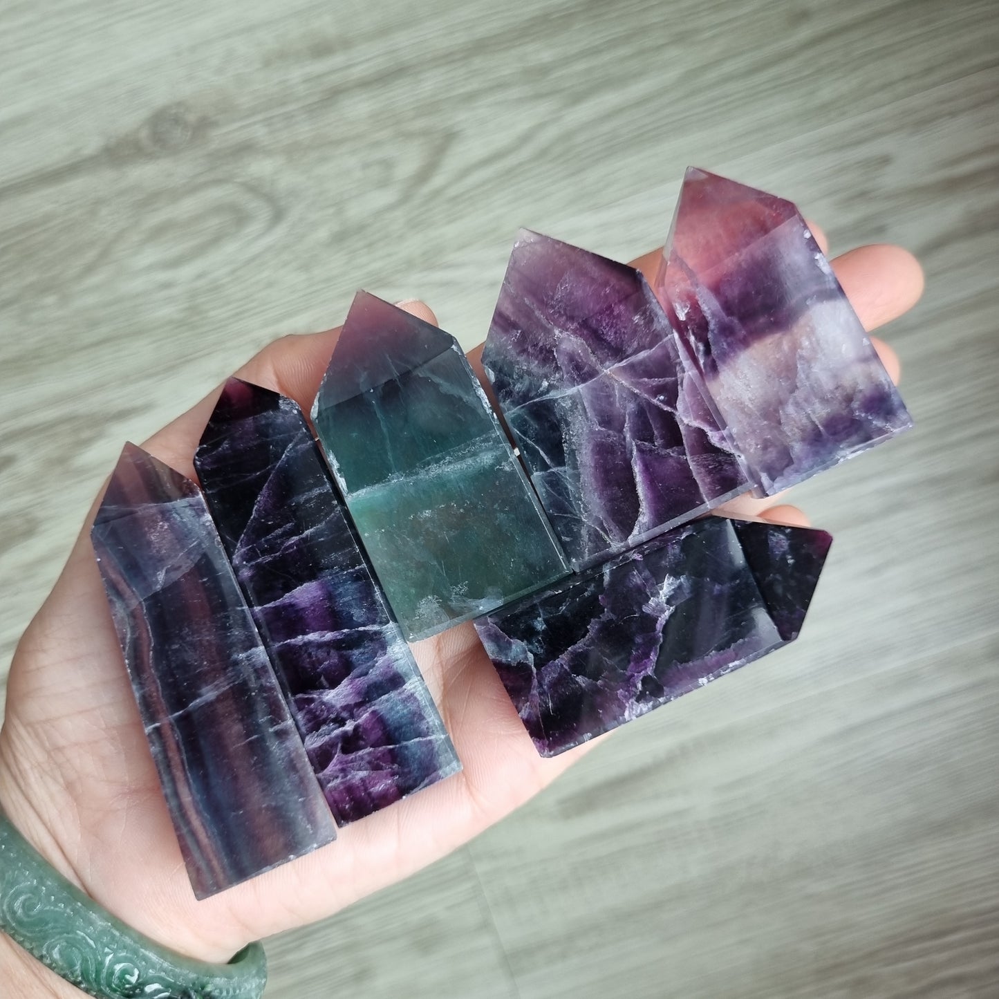 Rainbow Fluorite towers