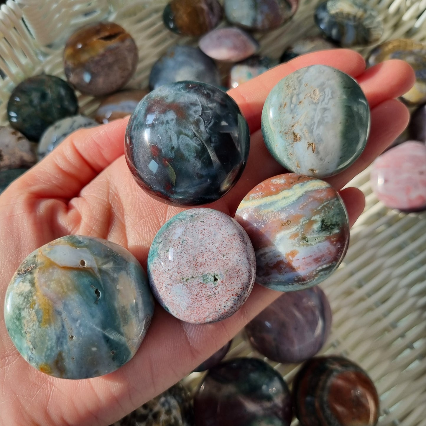 Ocean Jasper tumbles