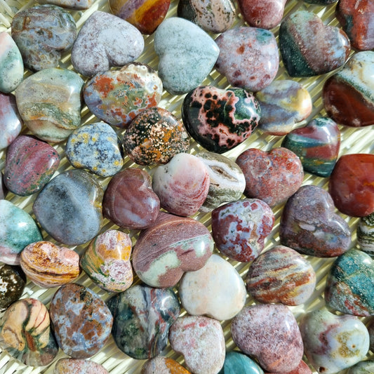 Ocean Jaspers( small hearts )