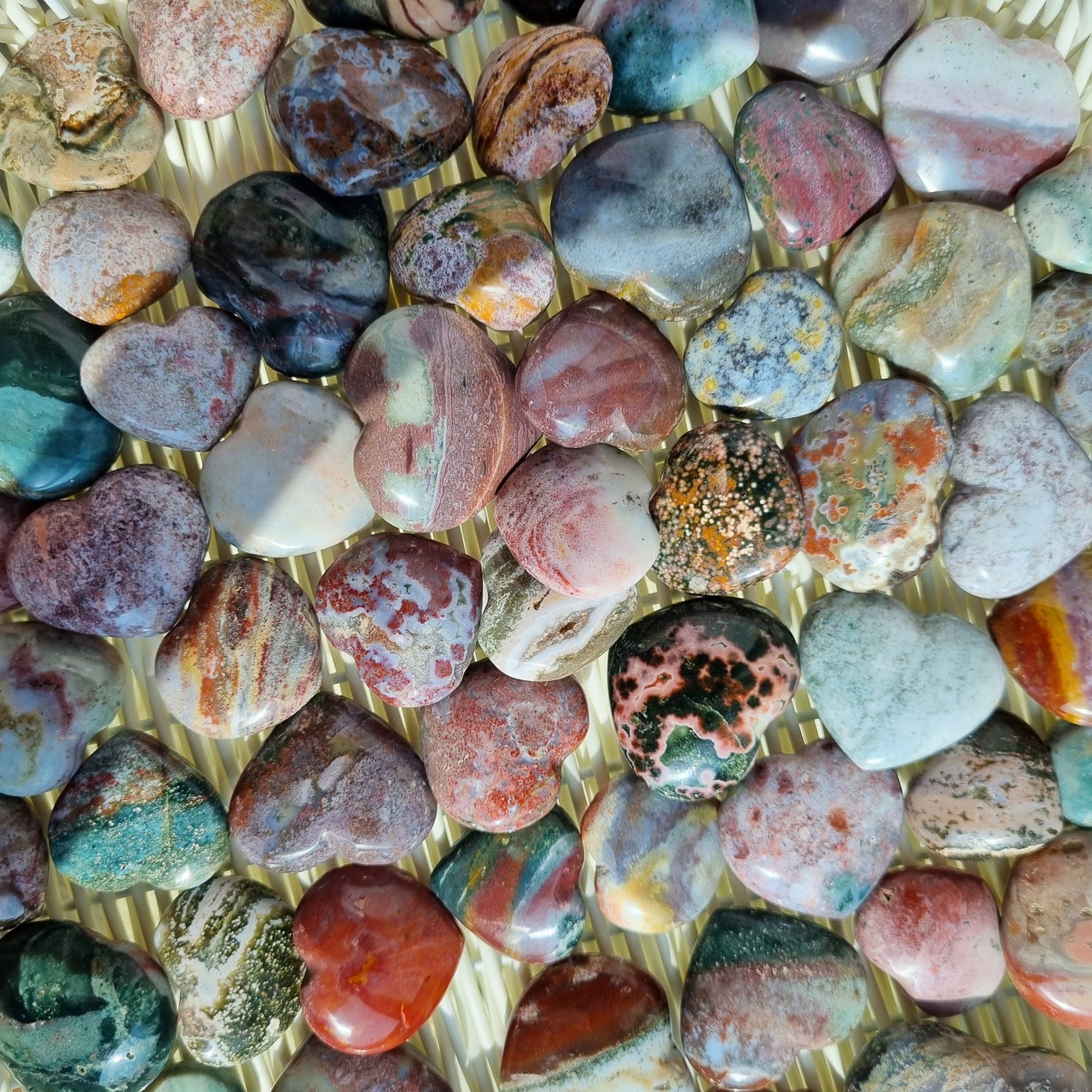 Ocean Jaspers( small hearts )