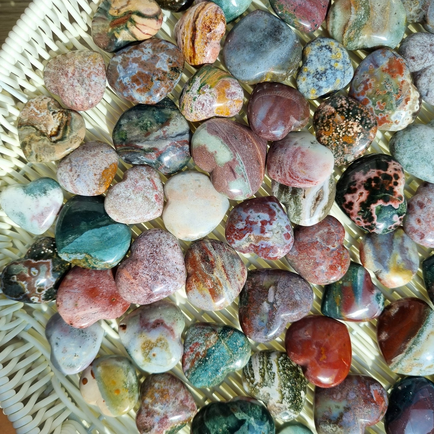 Ocean Jaspers( small hearts )