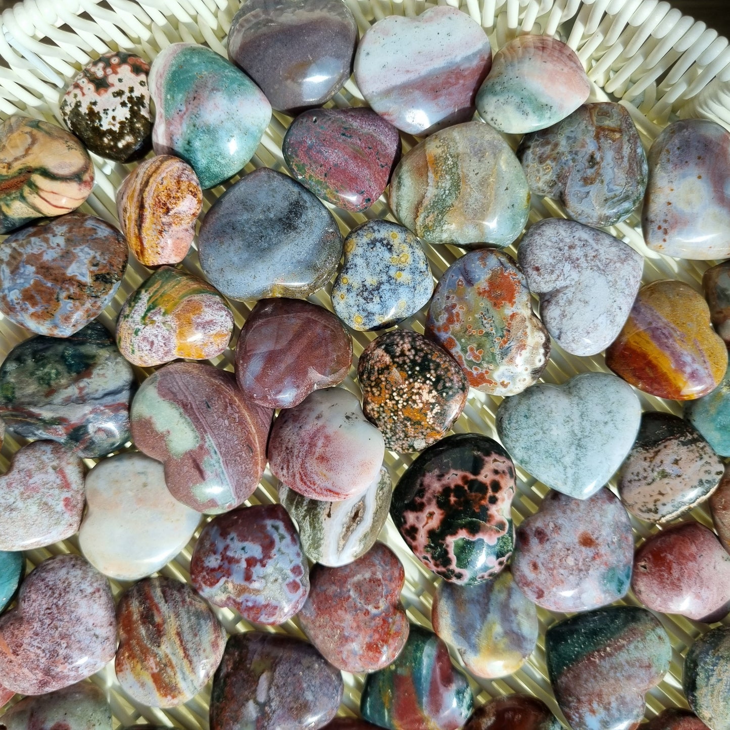 Ocean Jaspers( small hearts )