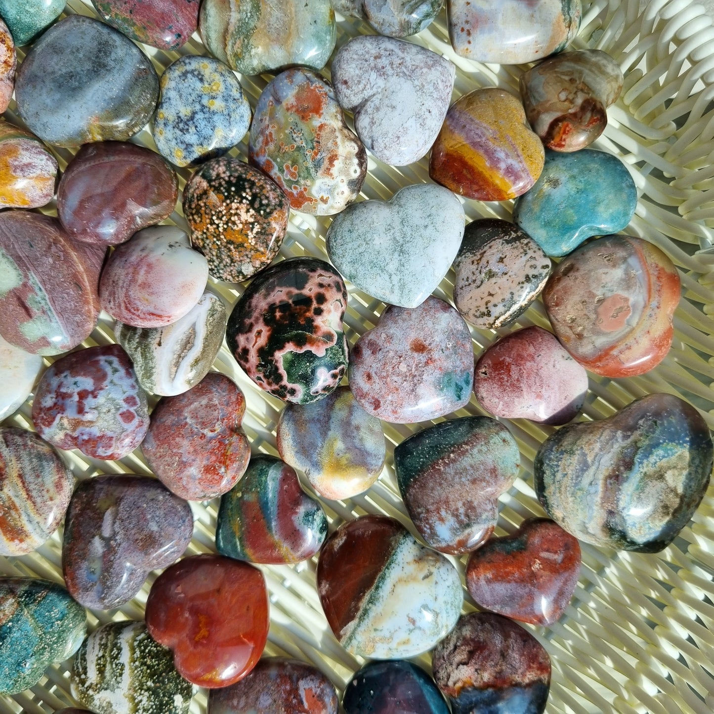 Ocean Jaspers( small hearts )
