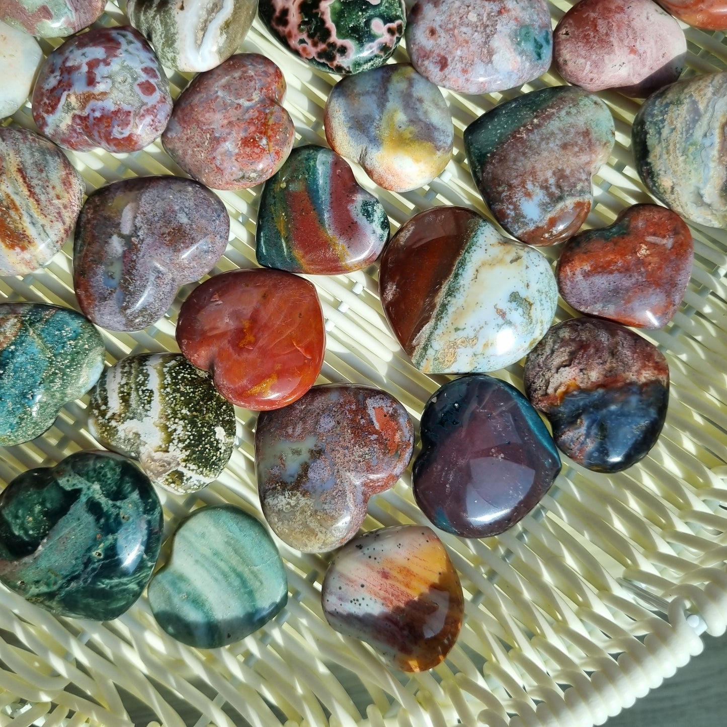 Ocean Jaspers( small hearts )