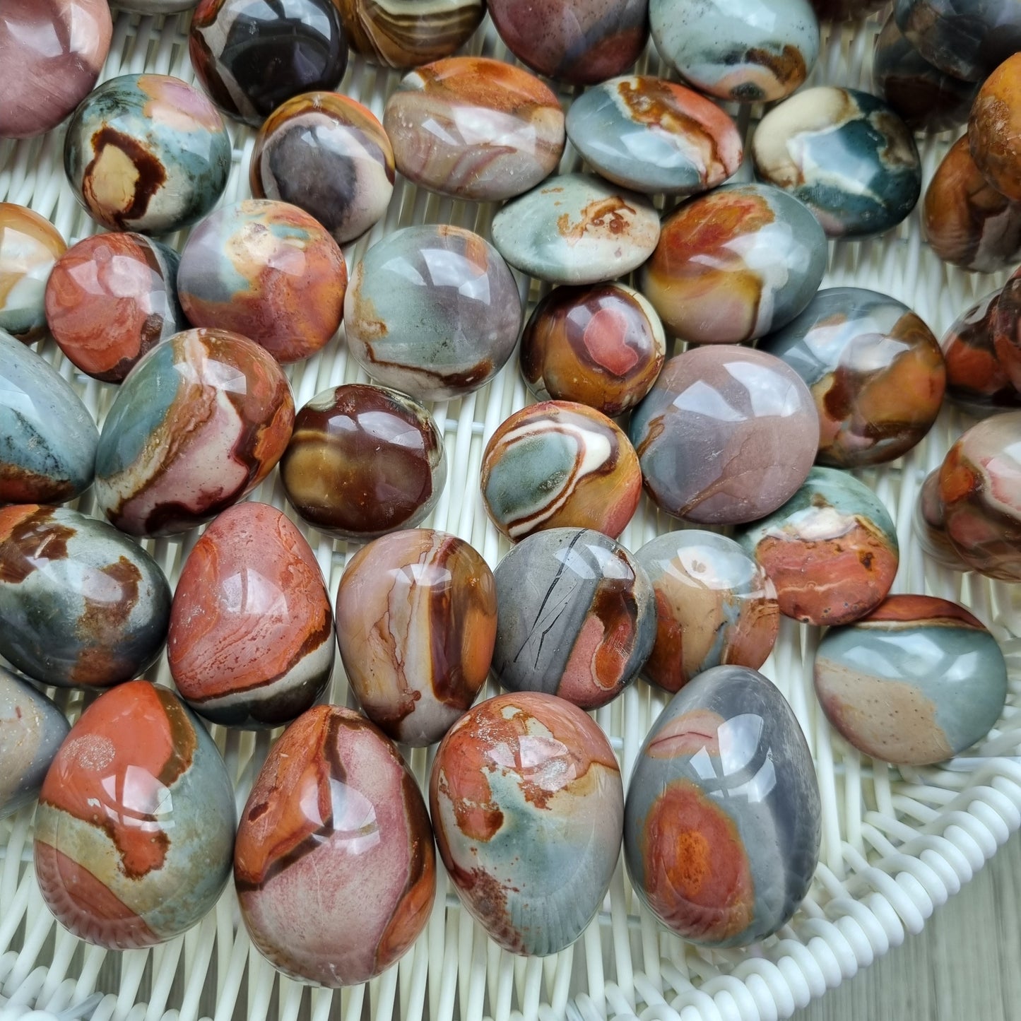 Polychrome Jasper tumbles