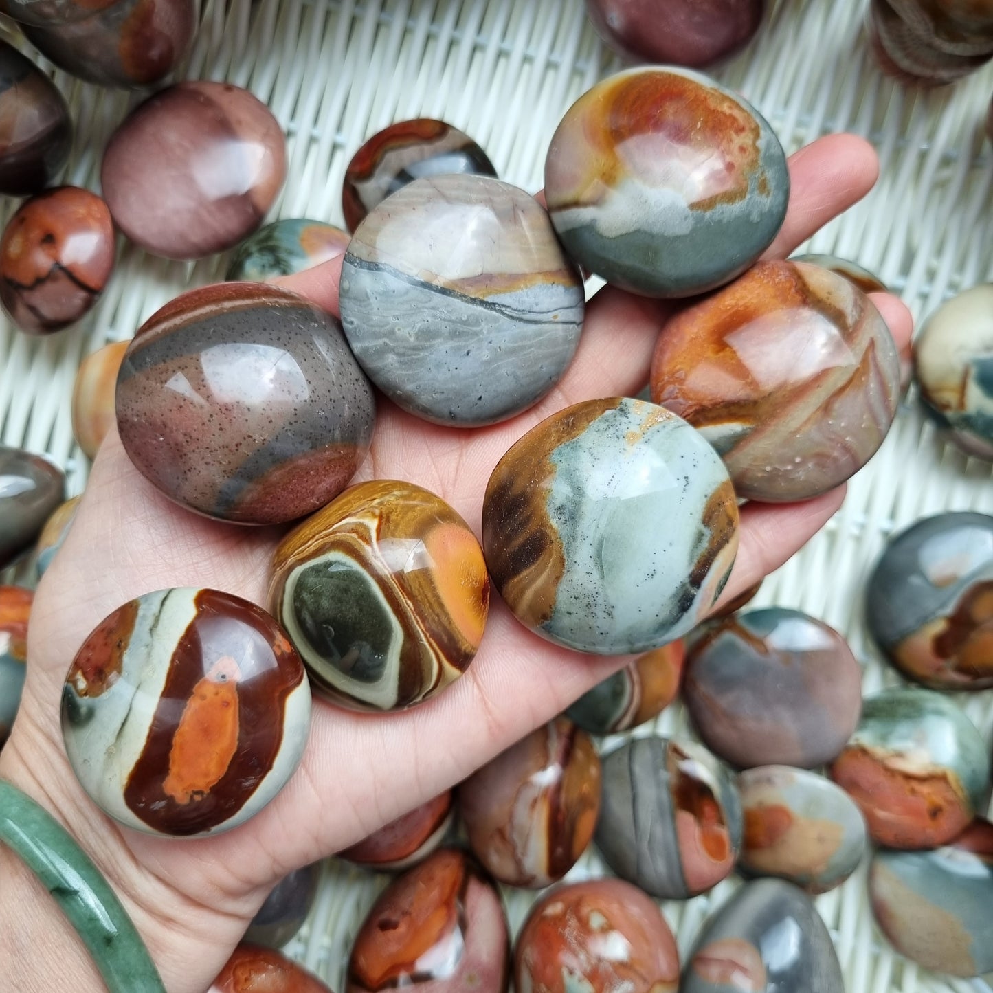 Polychrome Jasper tumbles