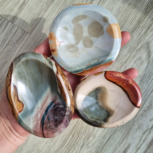 Polychrome jasper Bowls
