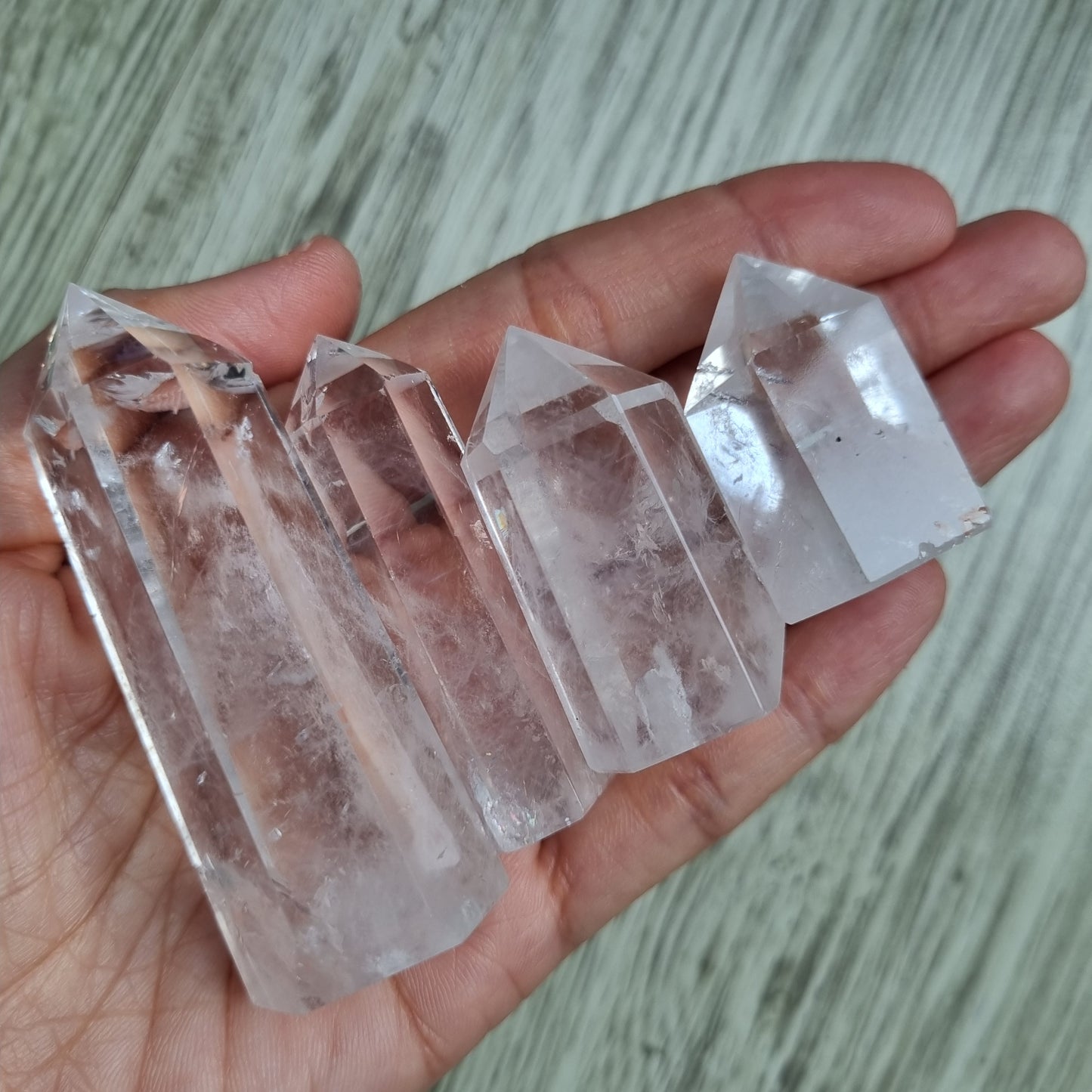 Blue Needle Quartz towers