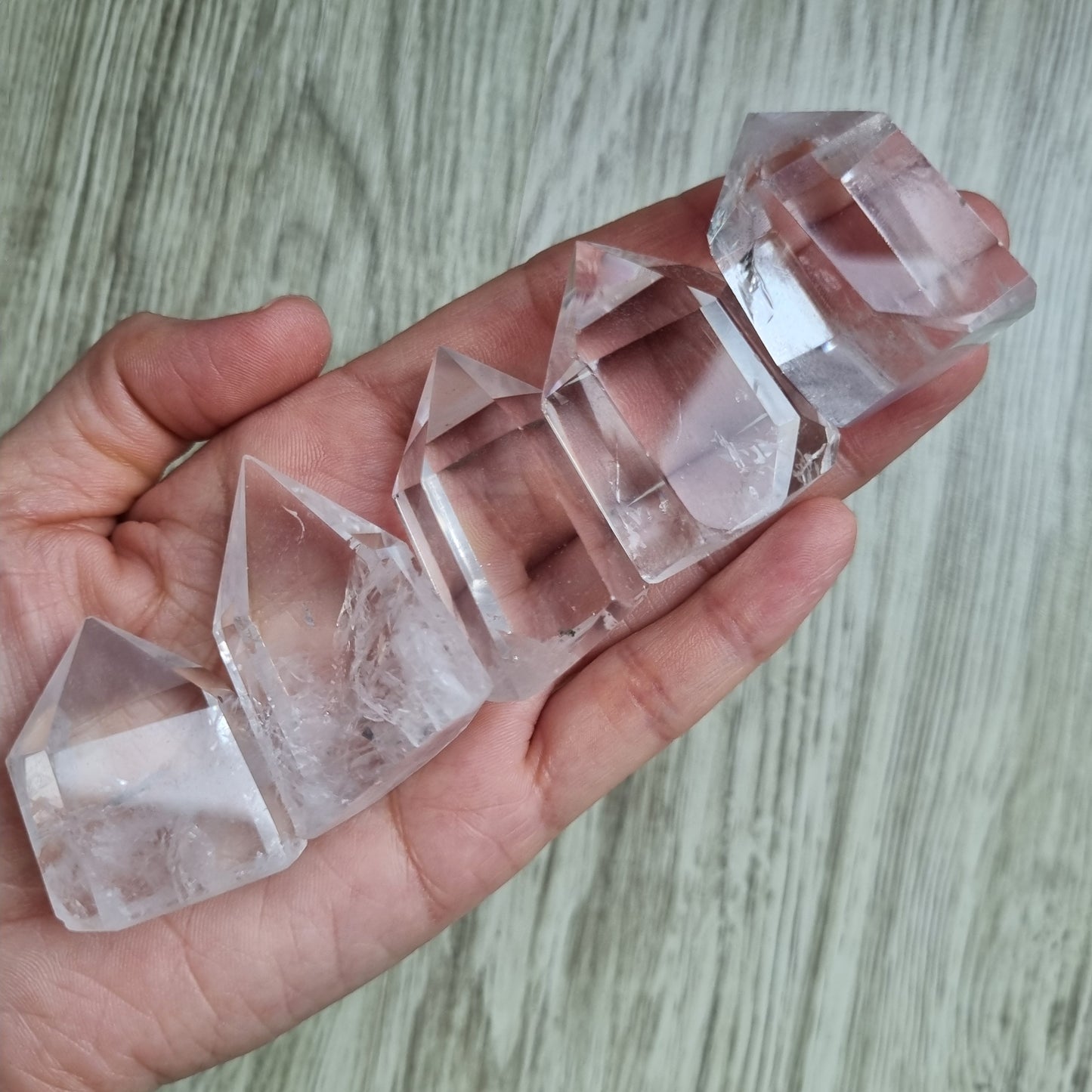 Clear Quartz towers