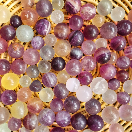 Flourite mini spheres ( Price in 100g )