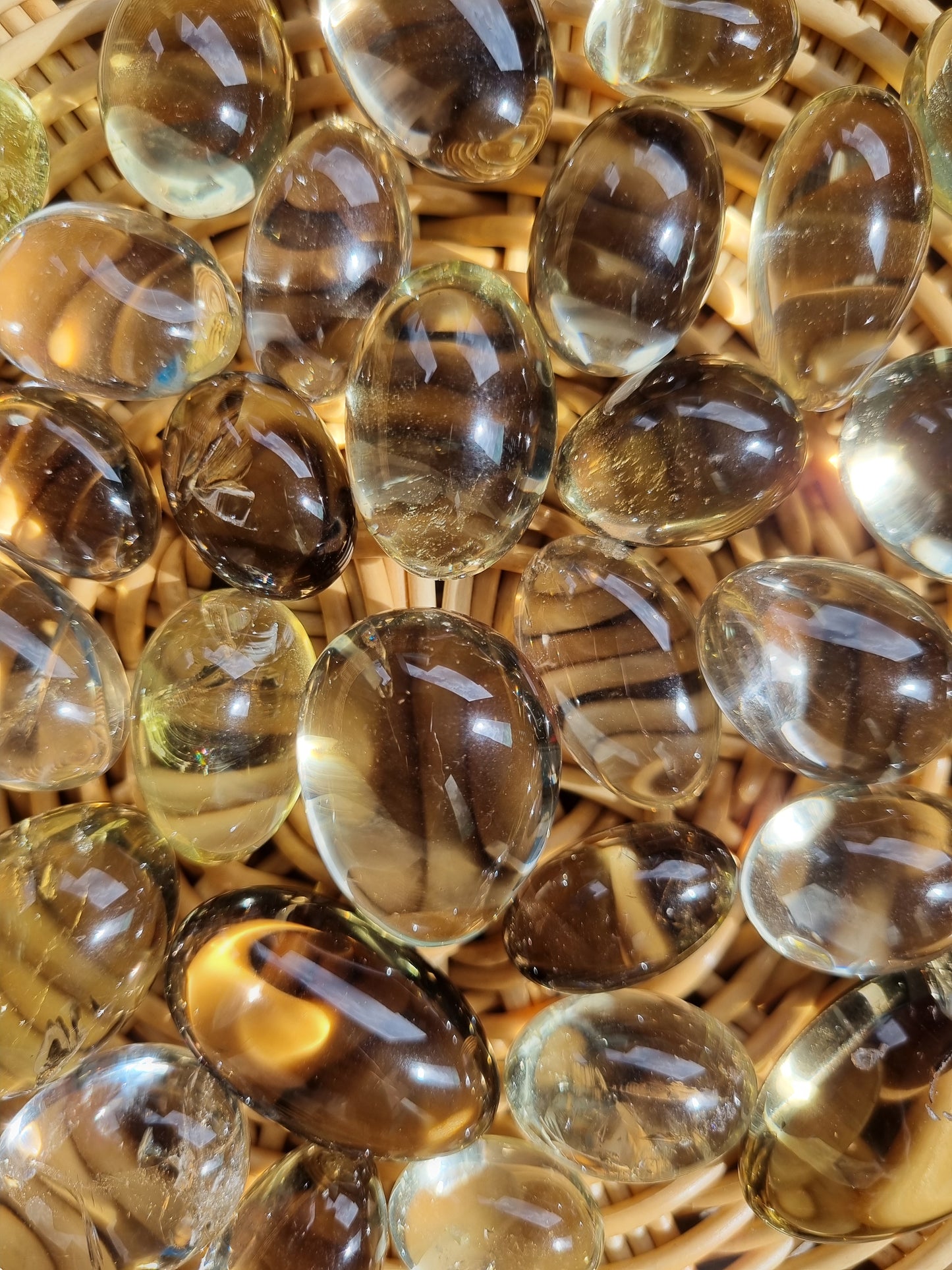 Smoky Citrine tumbles