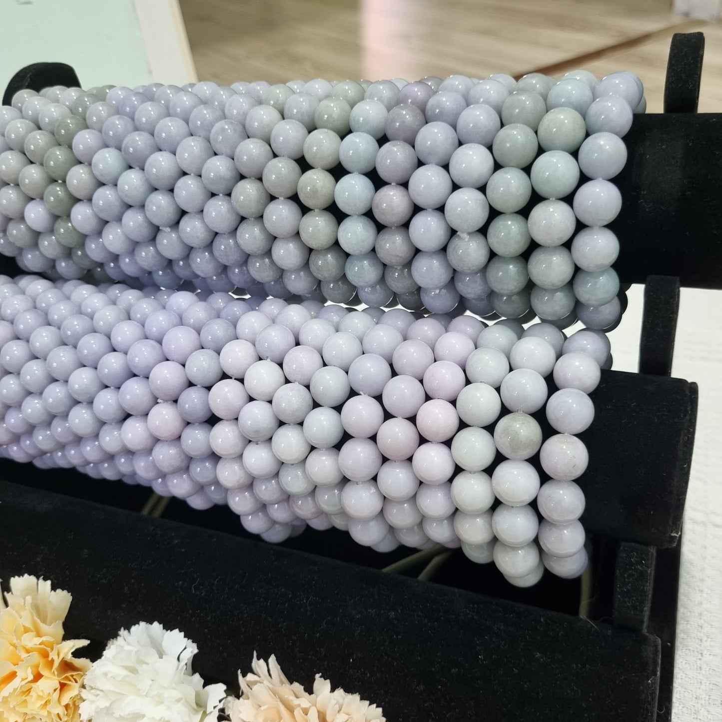 Certified Grade A Purple Jadeite bracelets ( 12mm+)