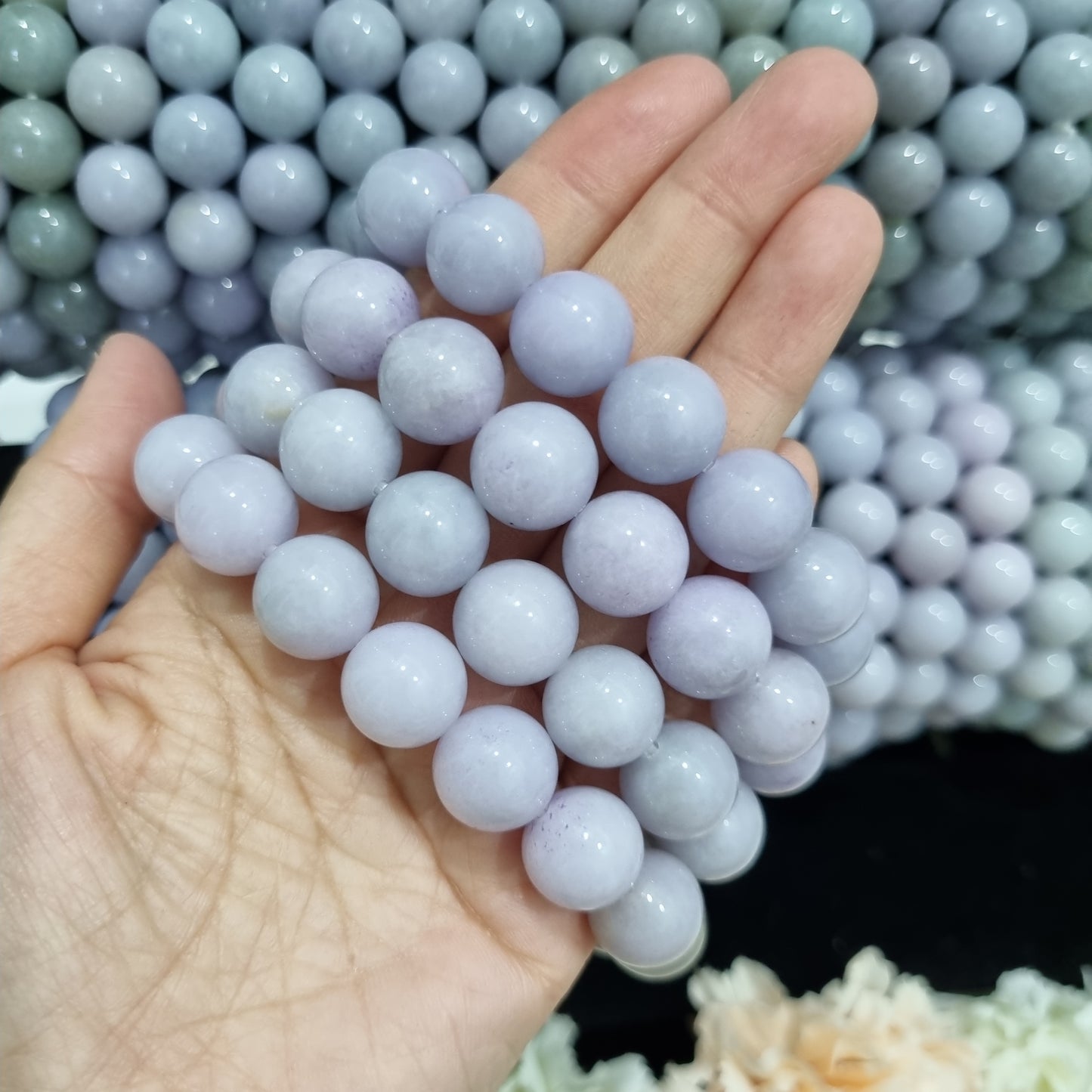 Certified Grade A Purple Jadeite bracelets ( 12mm+)