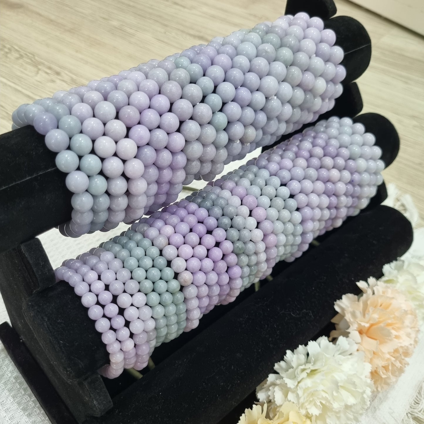 Grade A Purple jadeite bracelets