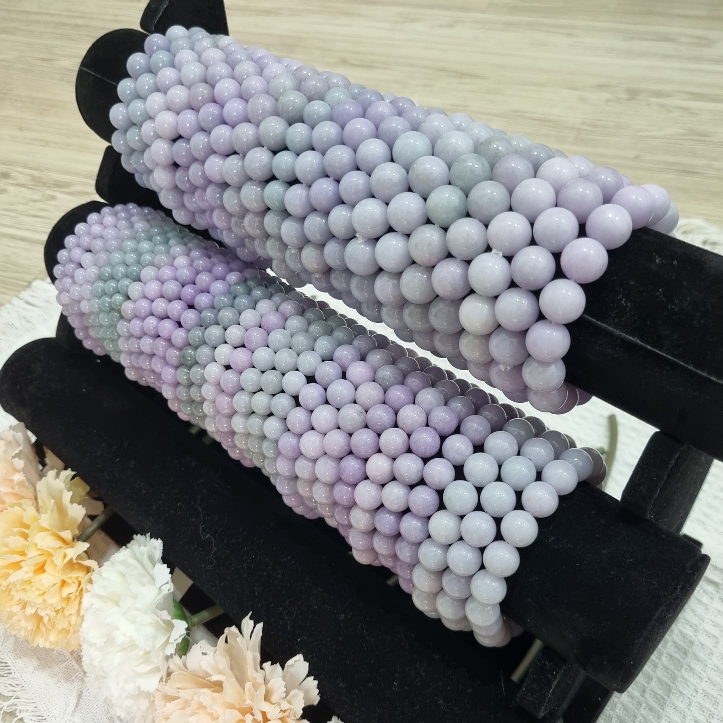 Grade A Purple jadeite bracelets