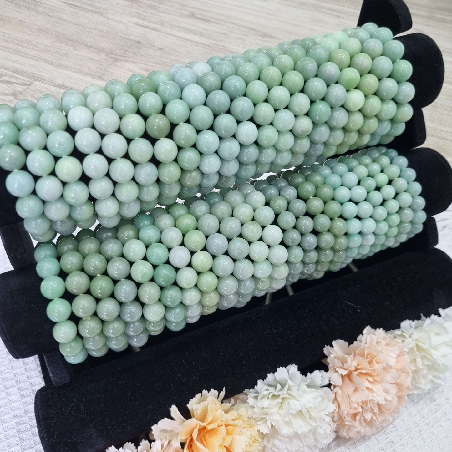 Certified Grade A Green jadeite bracelets