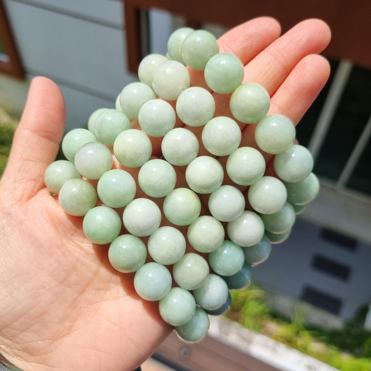 Certified Grade A Green jadeite bracelets