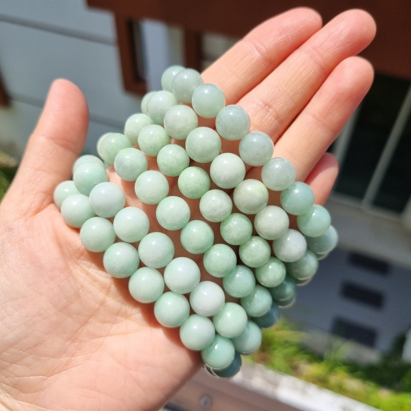 Certified Grade A Green jadeite bracelets