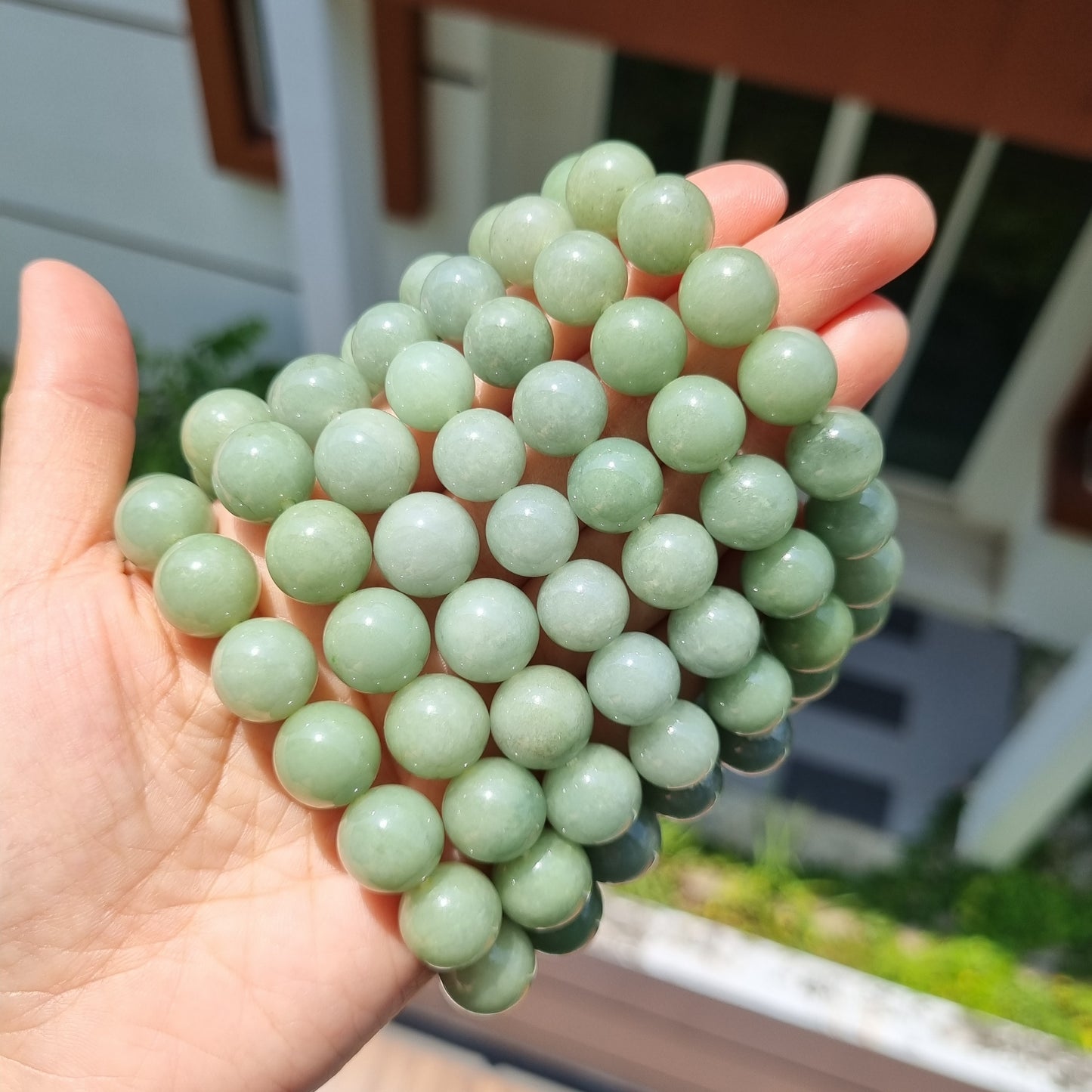 Certified Grade A Green jadeite bracelets