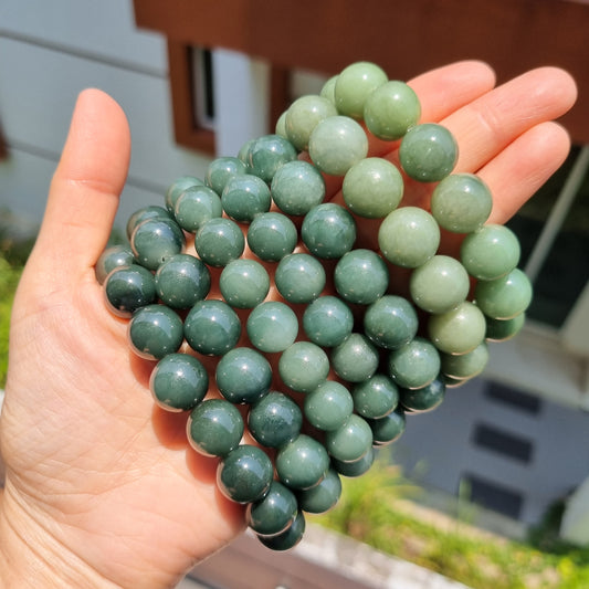 Certified Grade A Green jadeite bracelets