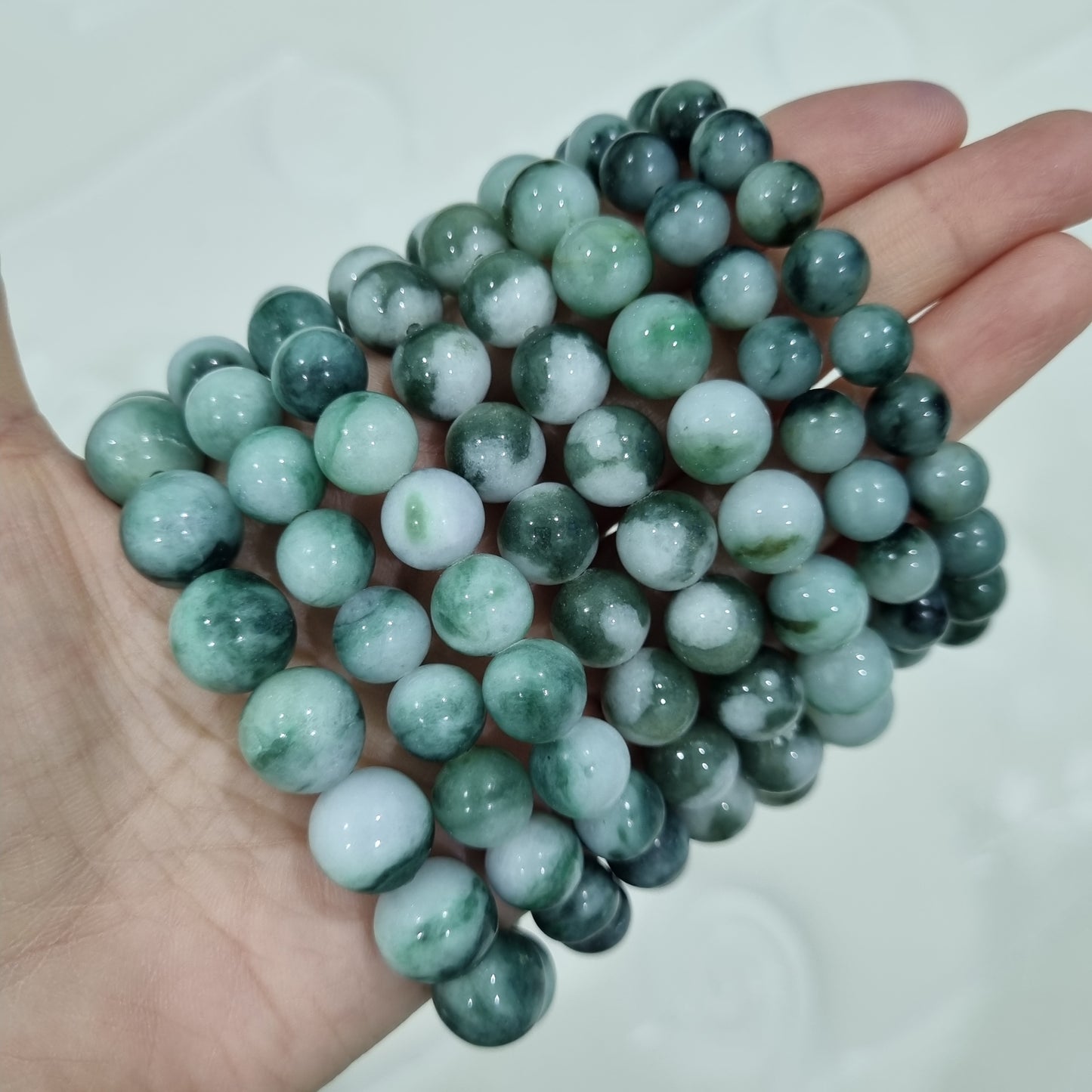 Certified Grade A Green jadeite bracelets
