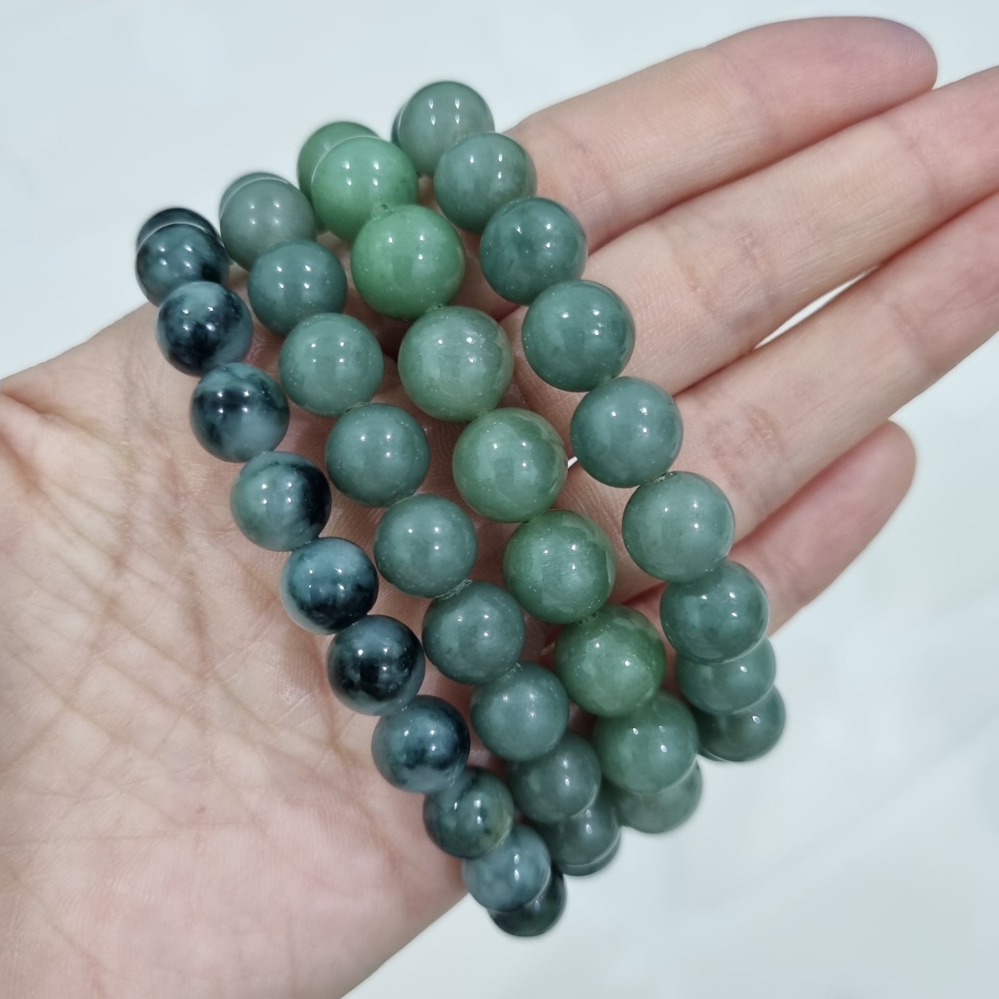 Certified Grade A Green Jadeite bracelets