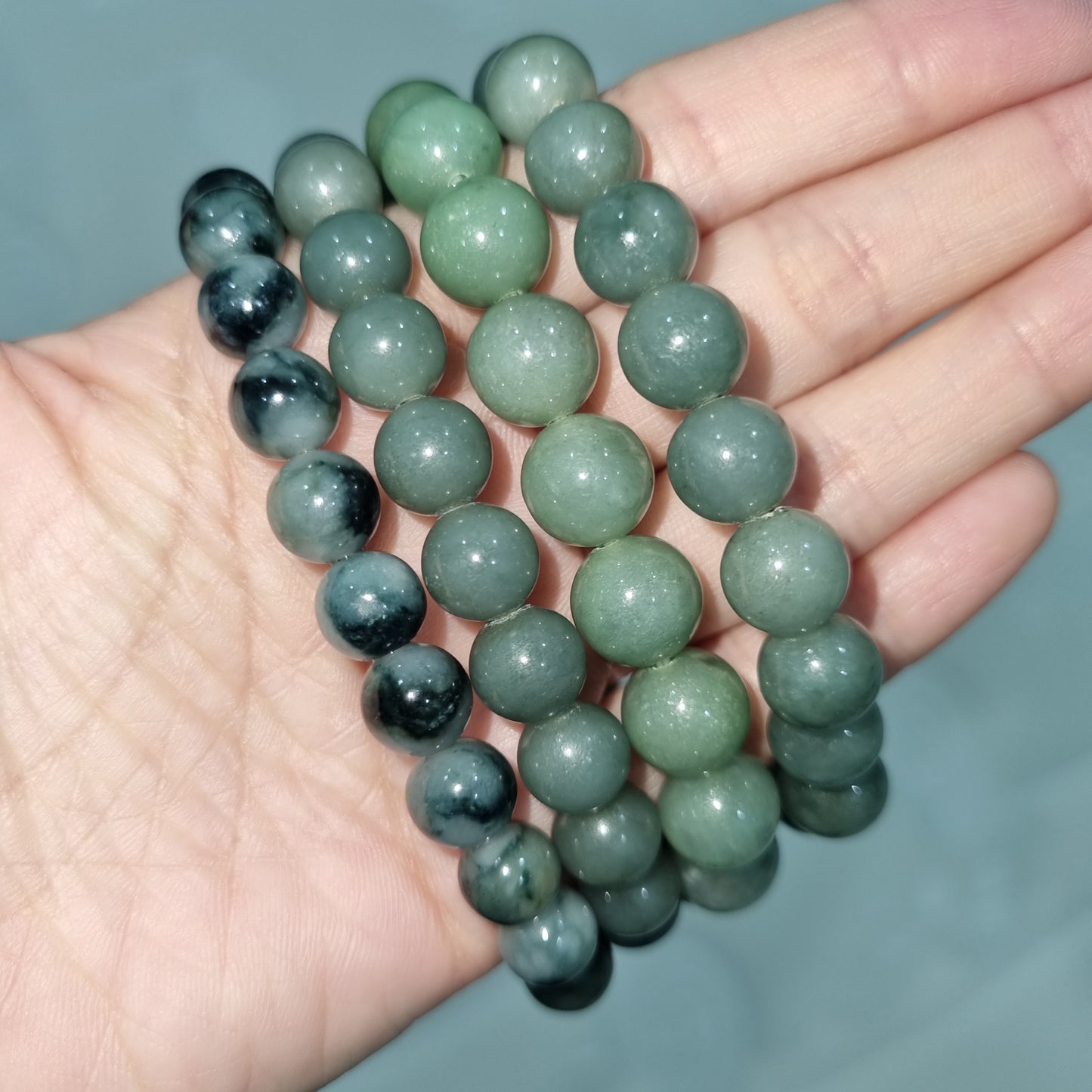 Certified Grade A Green Jadeite bracelets
