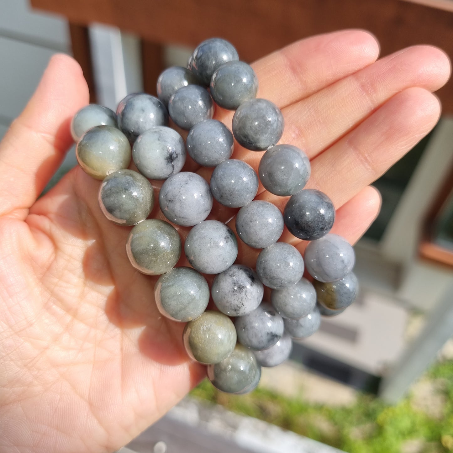Black Wuji Jadeite bracelets