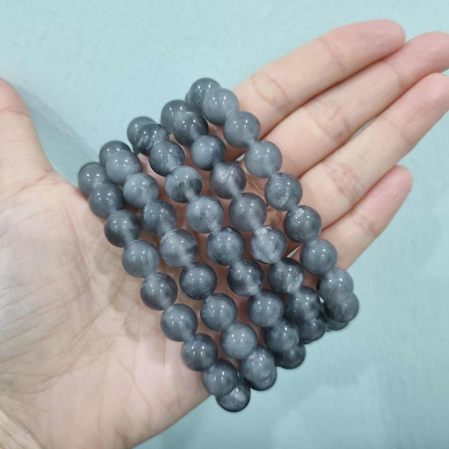 Black Albite jade bracelets ( 水沫玉 )