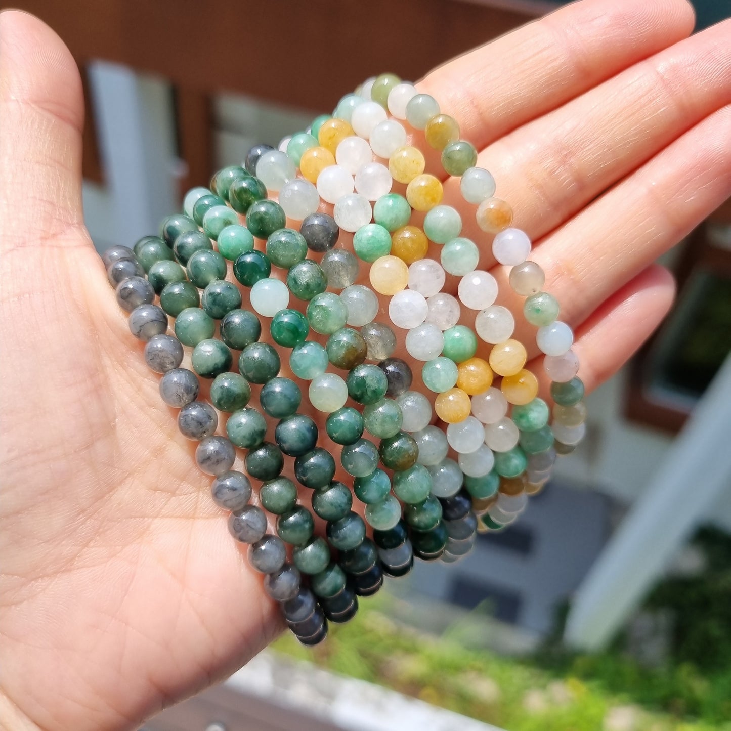 Certified Grade A Burmese Jadeite bracelets