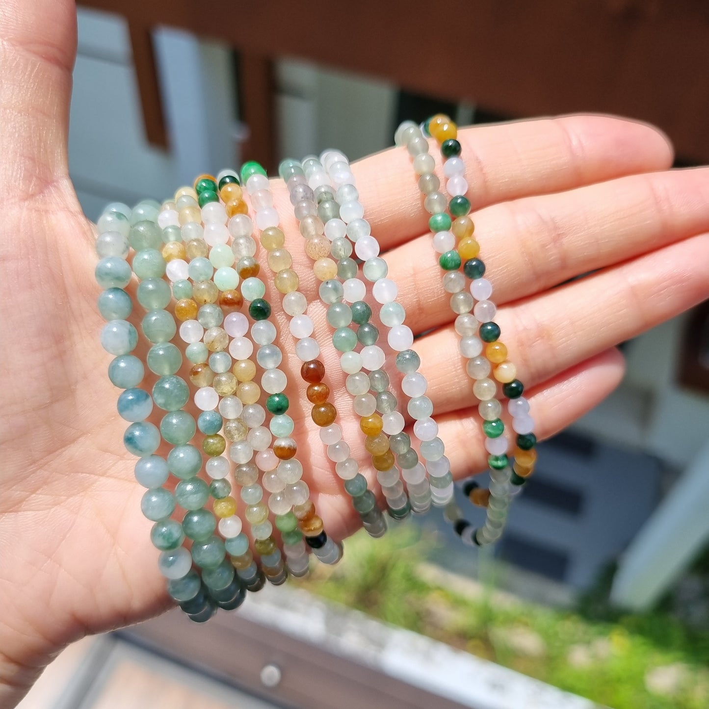 Certified Grade A Burmese Jadeite bracelets